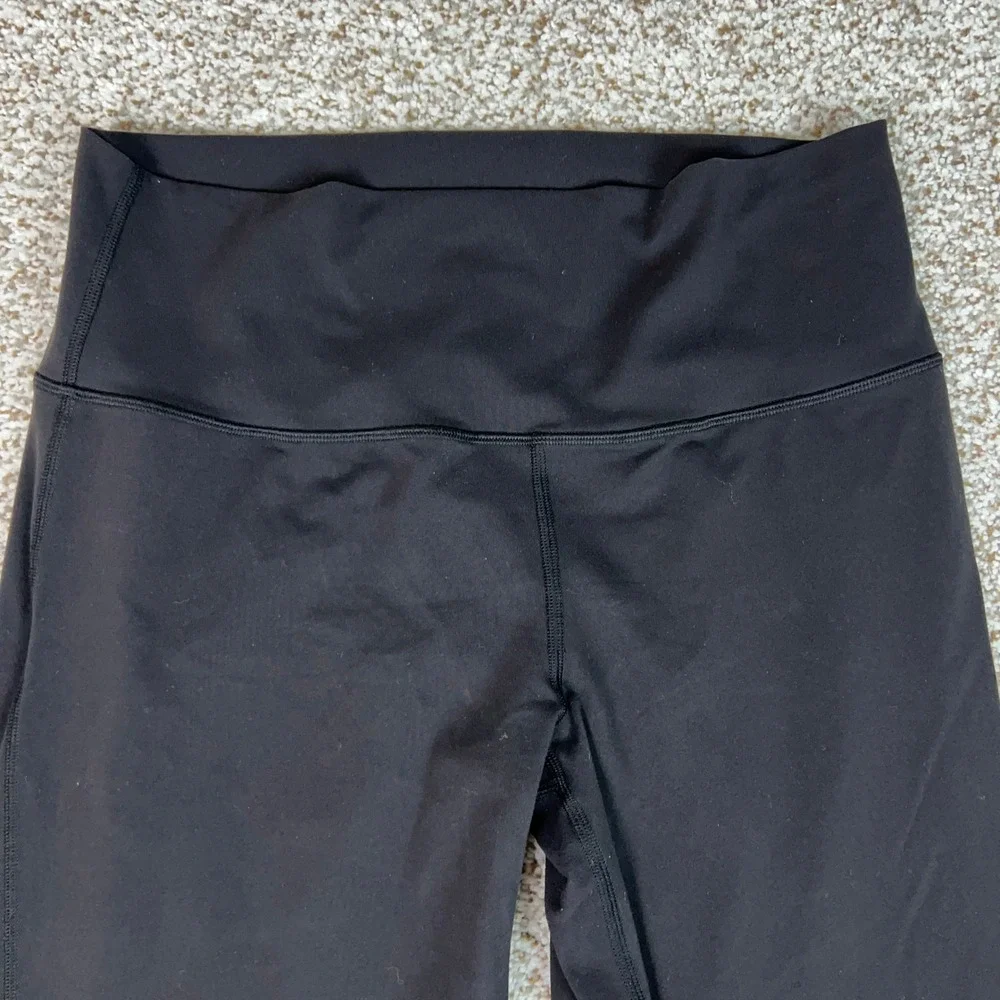 Lululemon Leggings Womens 12 Black Flare High Rise Stretch Athletic Pants Yoga